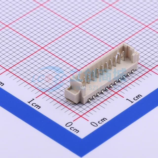1x11P 间距:1.25mm 立贴 系列:PicoBlade(MX 1.25)实物图