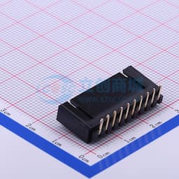 黑色 1x10P 间距:2.54mm 弯插【插件】缩略图