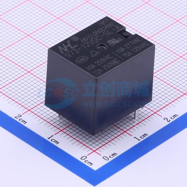 973-12VDC-SL-A 12A250VAC 【继电】实物图