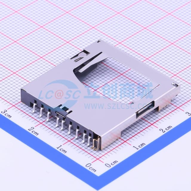 外焊 停产 自弹式 标准SD卡 卡座实物图