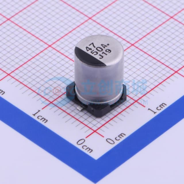 47uF ±20% 50V实物图