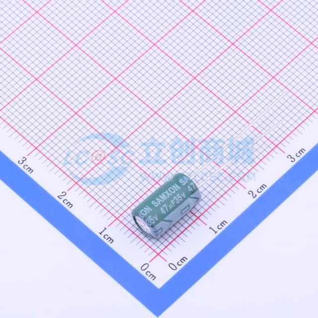 47uF ±20% 35V 【引线】实物图
