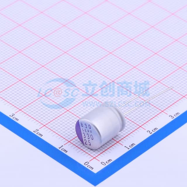 330uF ±20% 25V 【插件】实物图
