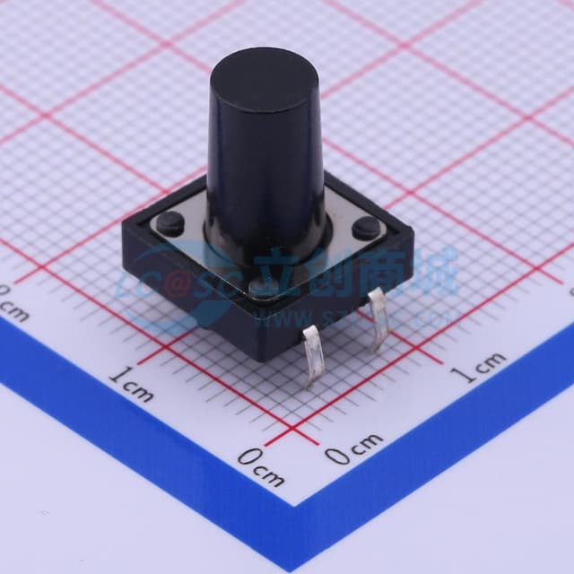 12*12*14mm 直插 轻触开关 【轻触】实物图