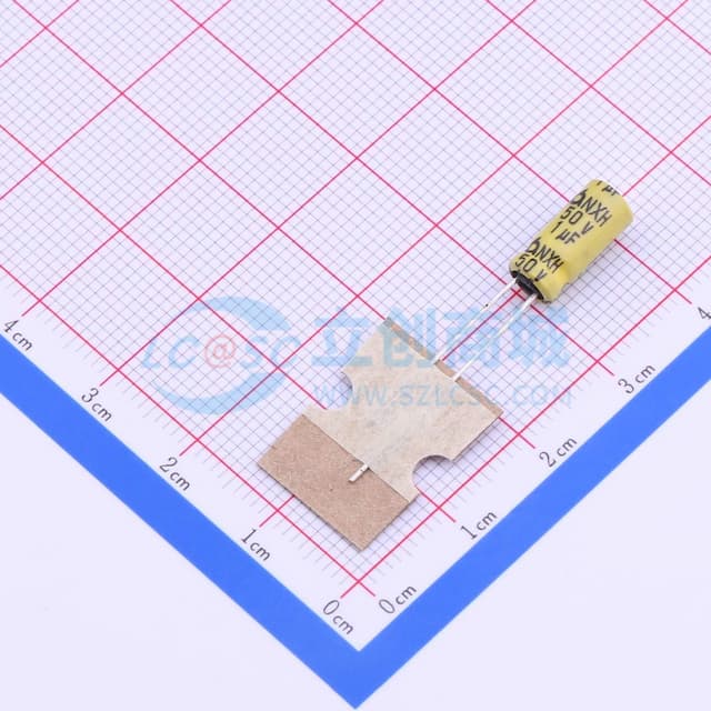 1uF ±20% 50V 【引线】实物图
