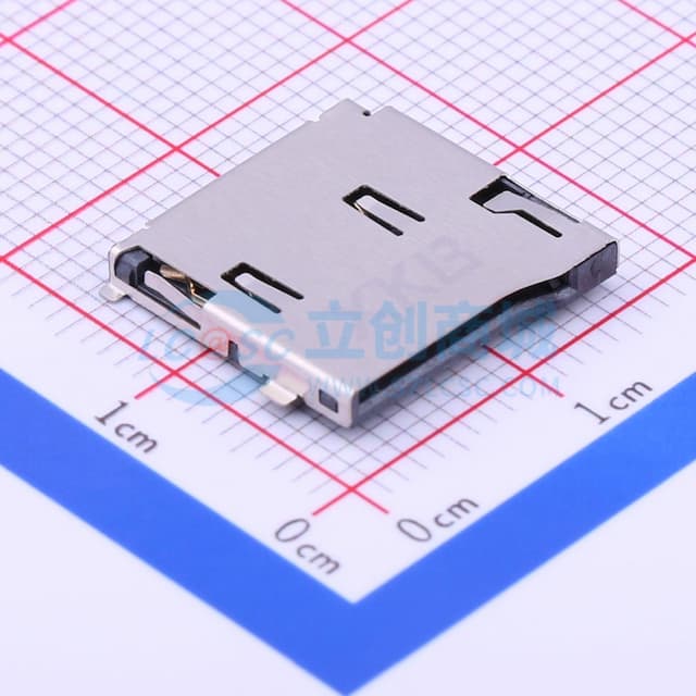 自弹式 MicroSD卡(TF卡) 卡座实物图