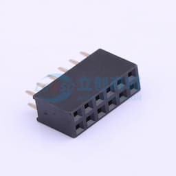 2x6P 间距:2.54mm 直插 【排针】缩略图
