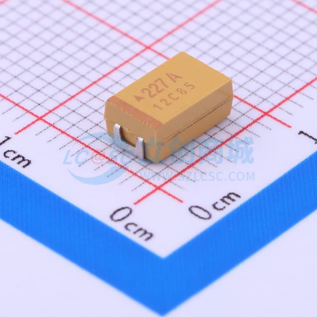 V代表真空包 220uF ±10% 10V实物图