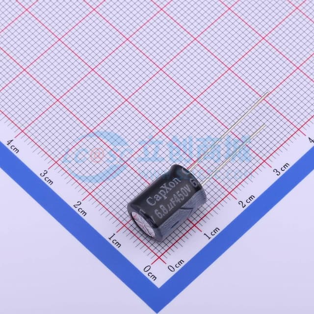 6.8uF ±20% 450V 【引线】实物图