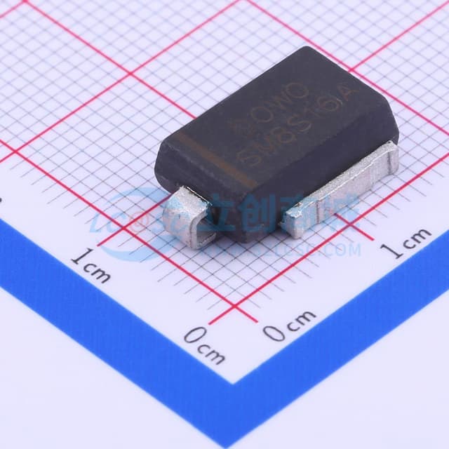 单向TVS 16V截止 峰值脉冲电流：254A实物图