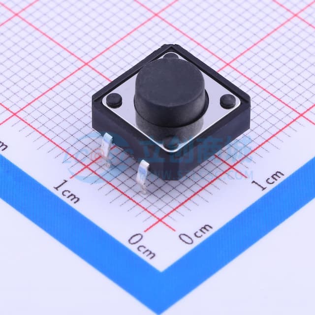 11.7*11.5*6mm 直插 轻触开关 【轻触】实物图