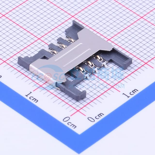 拔插式 MiniSIM卡 卡座实物图
