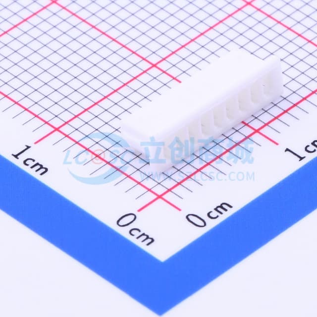 白色 1x9P 1.25mm实物图