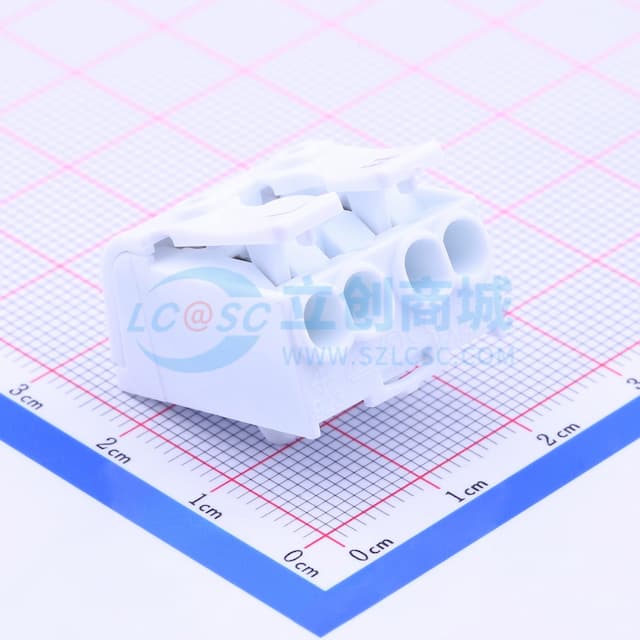 卡扣固定 1x2P 排数:1 每排P数:2实物图