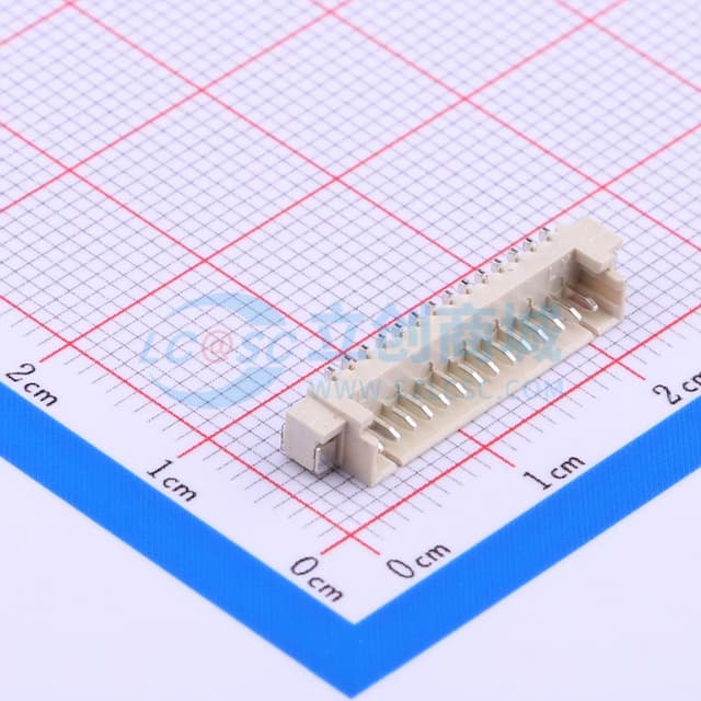 1x14P 间距:1.25mm 立贴实物图