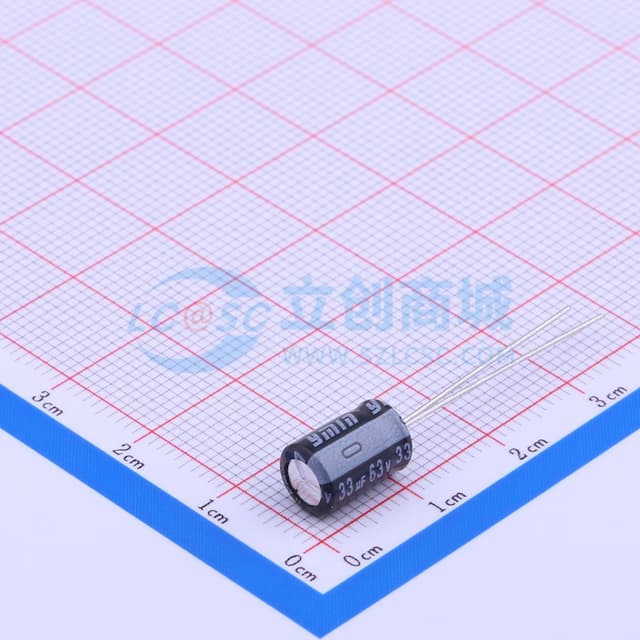 33uF ±20% 63V 【引线】实物图