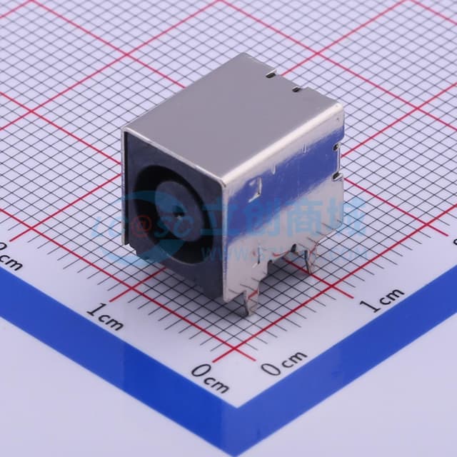 DC电源插座 内径:2mm 外径:7.5mm 【插件】实物图