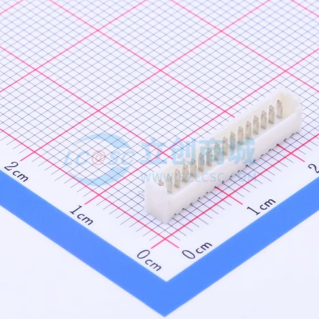1x16P 间距:1.25mm 弯插 【插件】实物图