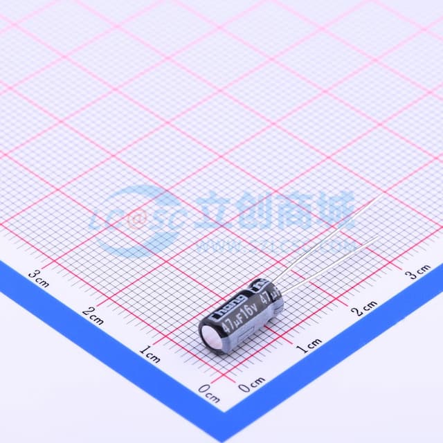 47uF ±20% 16V 【引线】实物图