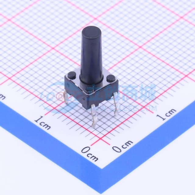 6*6*13mm 直插 轻触开关 【轻触】实物图