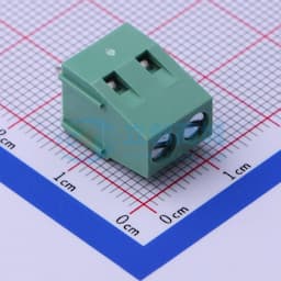1x2P 5.08mm 直插 排数:1 每排P数:2 【螺钉】缩略图