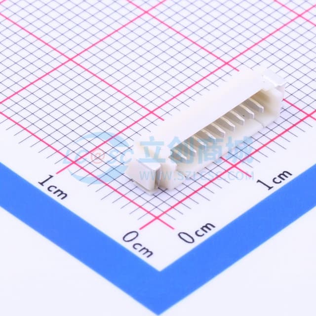 1x10P 间距:1.25mm 卧贴实物图