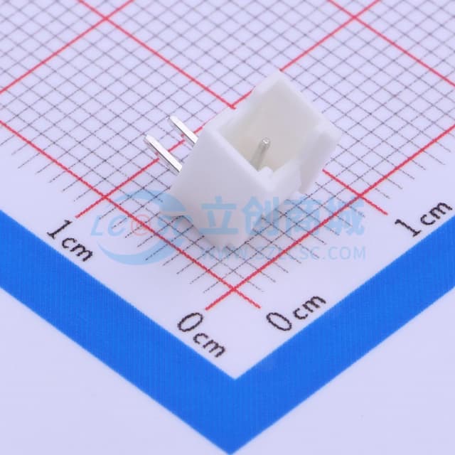 系列:PH 间距:2mm 1x2P【插件】实物图
