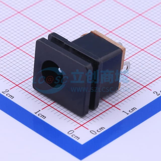 DC电源插座 内径:2mm 外径:6.6mm 【AC】实物图