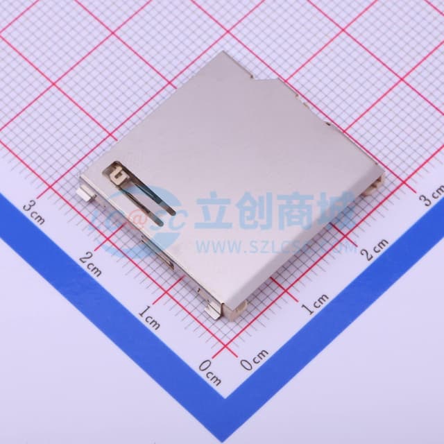 拔插式 标准SD卡 卡座实物图