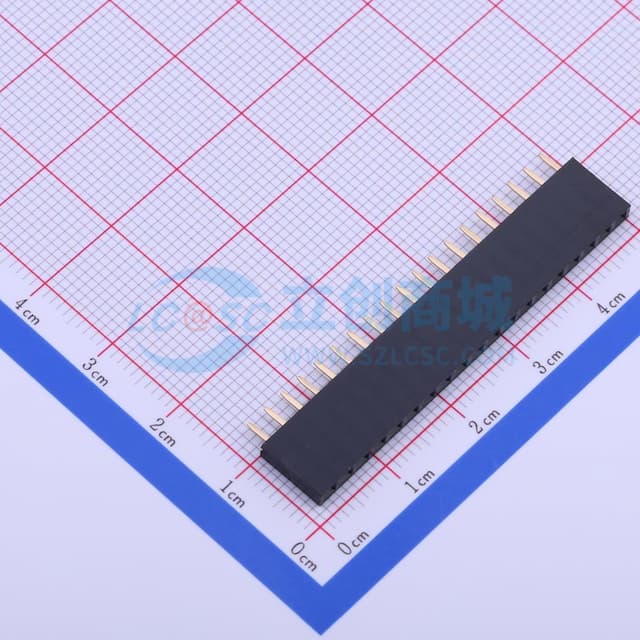 间距:2.54mm 直插 【排针】实物图