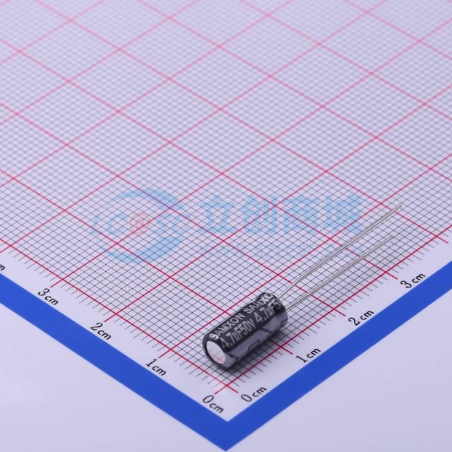 4.7uF ±20% 50V 【引线】实物图
