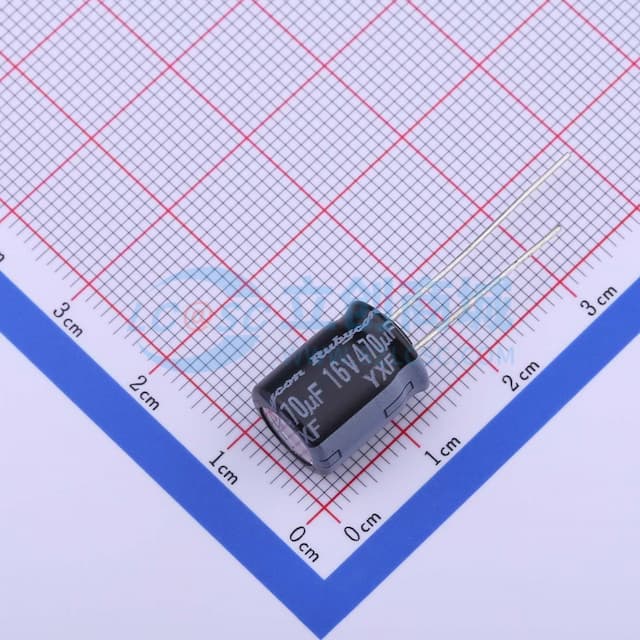 470uF ±20% 16V 【引线】实物图