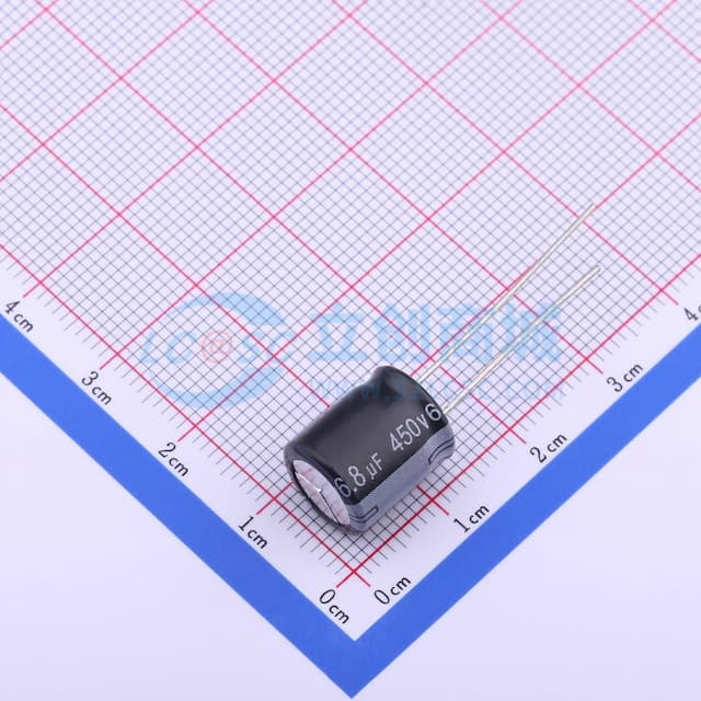 6.8uF ±20% 450V 【引线】实物图