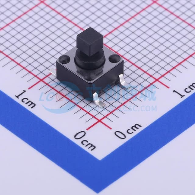 6.2*6.2*7.3mm 立贴 轻触开关实物图
