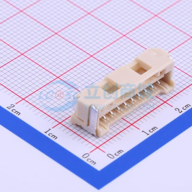 1x10P 间距:2mm实物图