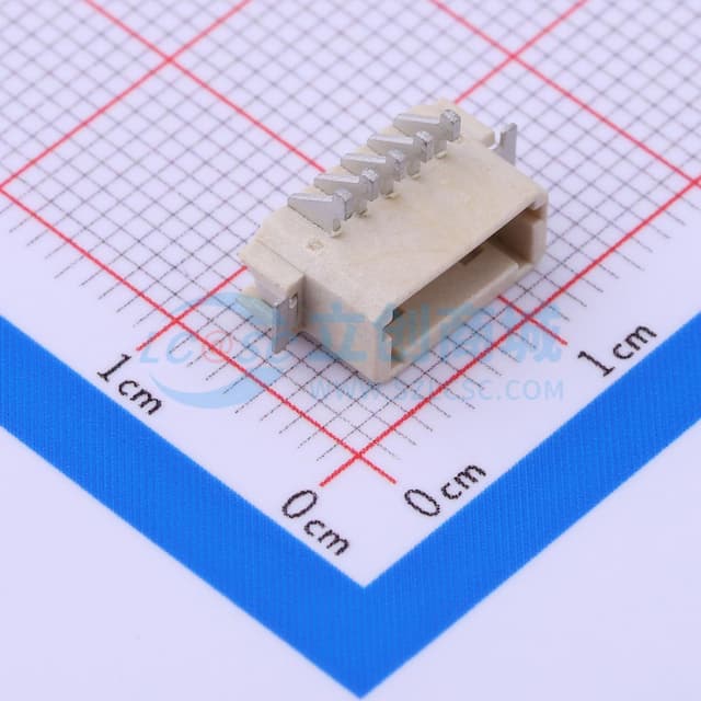 间距:1.5mm 1x5P实物图