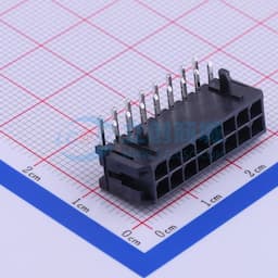 2x8P 间距:3mm 弯插 系列:Micro-Fit(MX 3.0) 【插件】缩略图