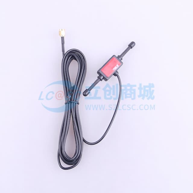 羊角天线RG174 L=3M SMA实物图