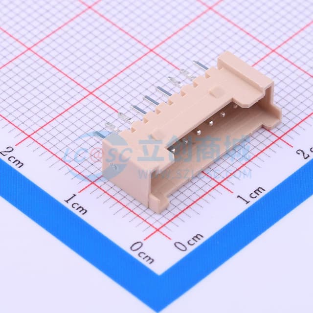 1x9P 间距:2mm 直插 系列:PH 【插件】实物图