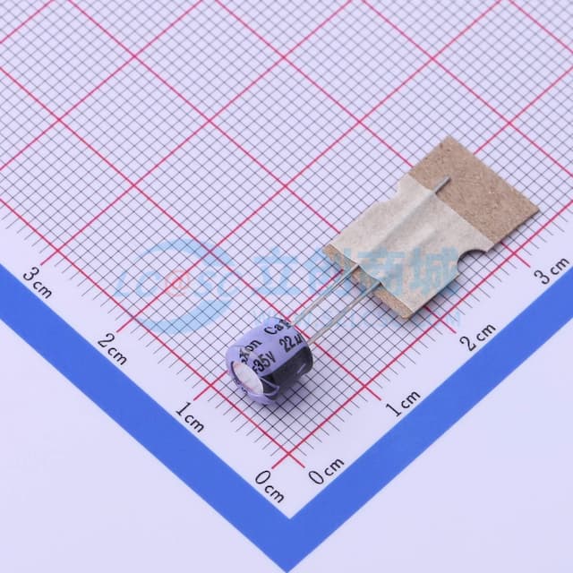 22uF ±20% 35V 【引线】实物图