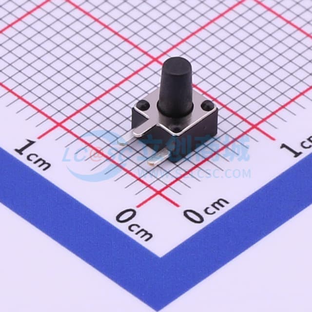 4.5*4.5*6.5mm 卧插 轻触开关 【轻触】实物图
