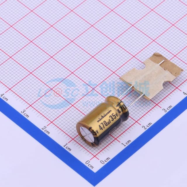 470uF ±20% 35V 【引线】实物图