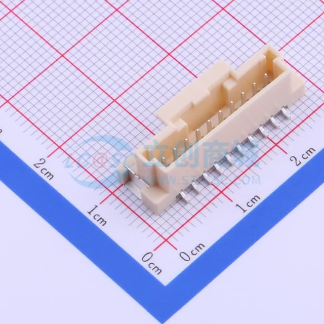 1x10P 间距:2mm 立贴实物图