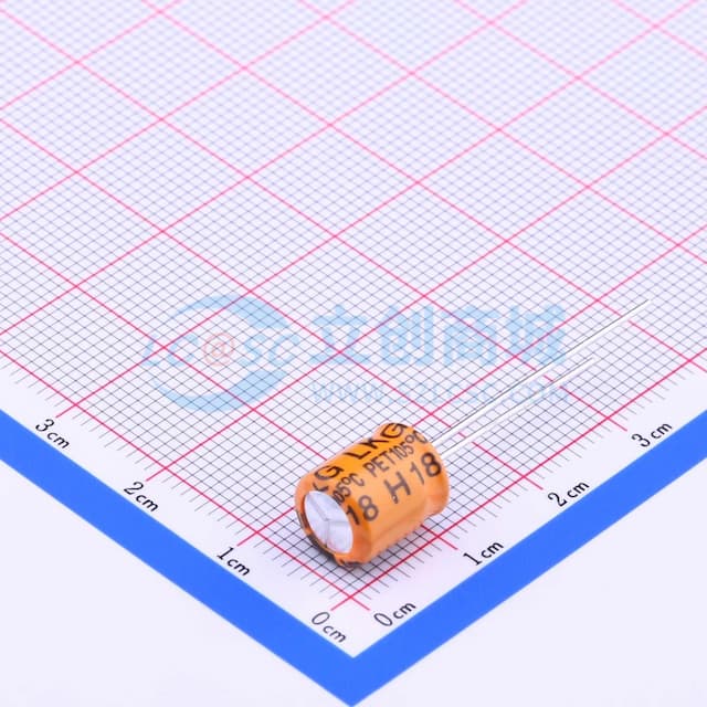 100uF ±20% 50V 【插件】实物图