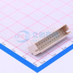 2x14P 间距:2mm 直插 系列:PH 【插件】缩略图