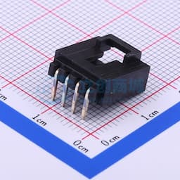 黑色 1x4P 间距:2.54mm 弯插【插件】缩略图