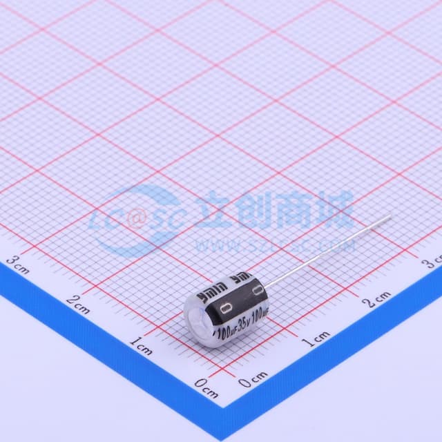 100uF ±20% 35V 【引线】实物图