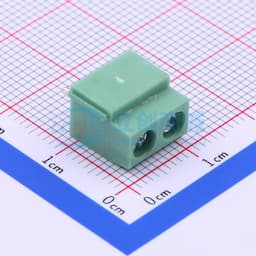 1x2P 5mm 直插 排数:1 每排P数:2【螺钉】缩略图