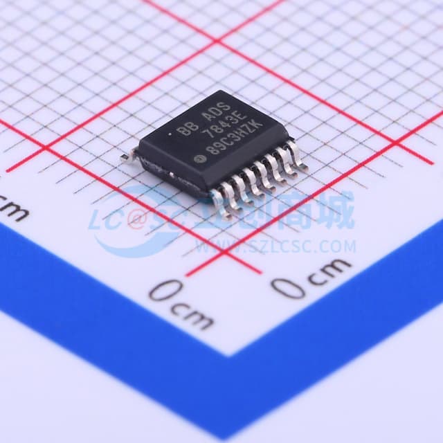 ADS7843 触摸屏控制器实物图