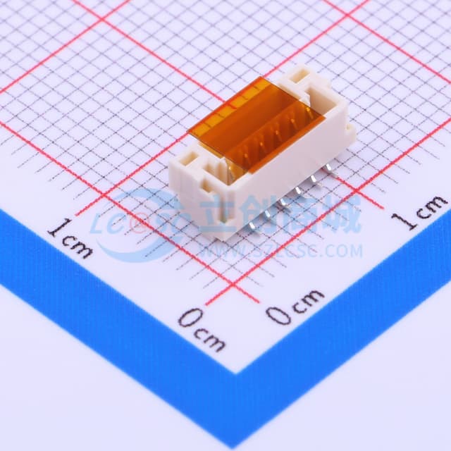 1x6P 间距:1.25mm 立贴 系列:GH实物图